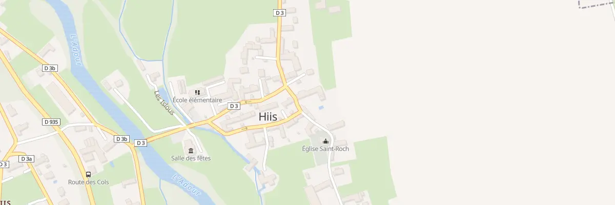 Plan du 6 Rue de Vielle Adour à Hiis