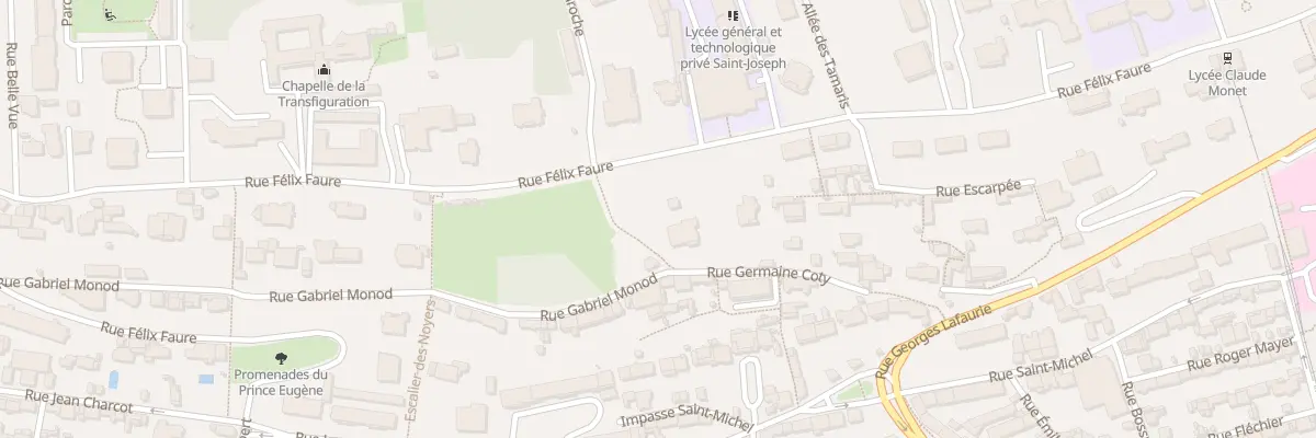 Plan du 198 Rue Félix Faure au Havre