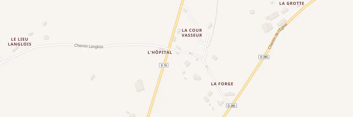 Plan du 10 La Forge à Drubec
