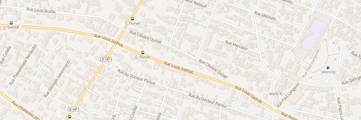 Plan du 34 Rue Césaire Oursel au Havre