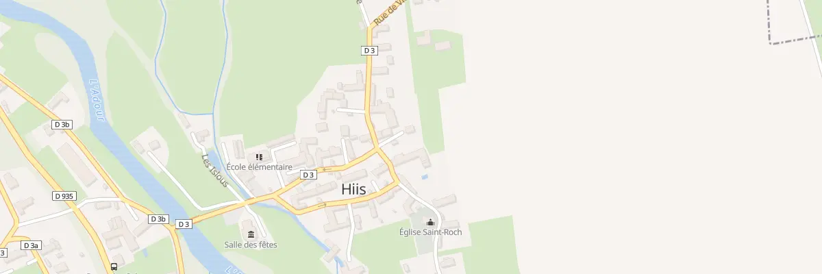 Plan du 52 Rue de Vielle Adour à Hiis