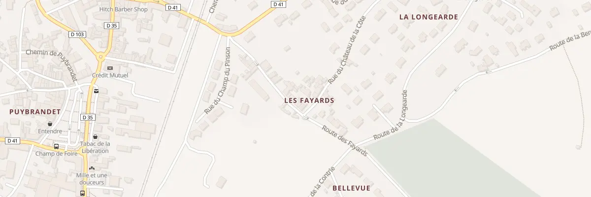 Plan du 22 Rte des Fayards à La Couronne