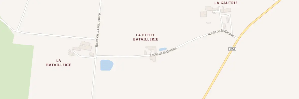 Plan du 173 Rte de la Gauterie à Vernoil-le-Fourrier