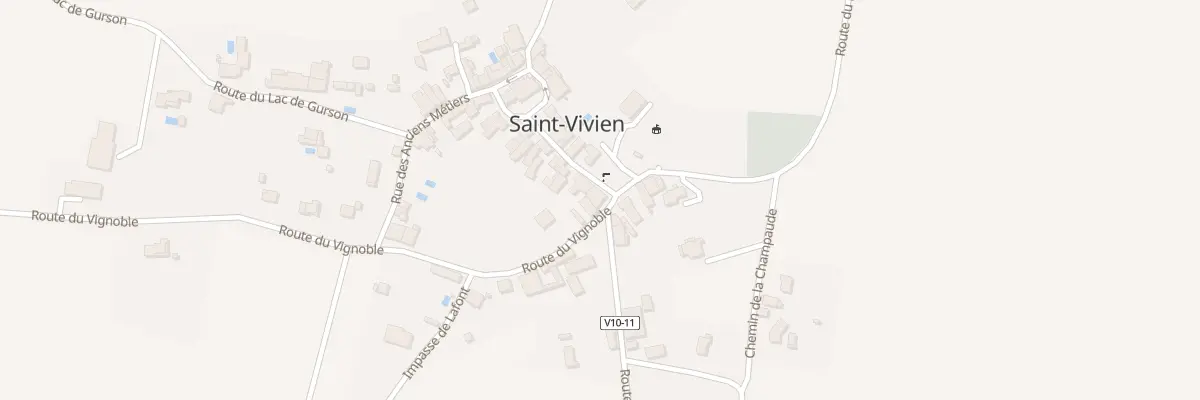 Plan du 27 Le Bourg à Saint-Vivien