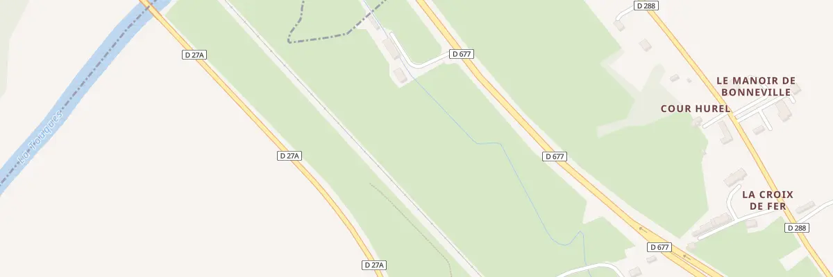 Plan du 609 Rte de Deauville à Touques
