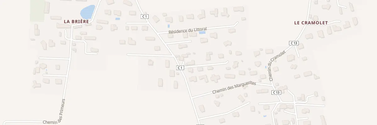 Plan du 50 Che de la Brière à Octeville-sur-Mer
