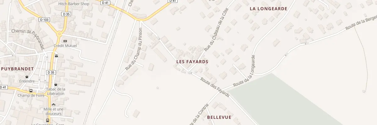 Plan du 8 Rue du Château de la Côte à La Couronne