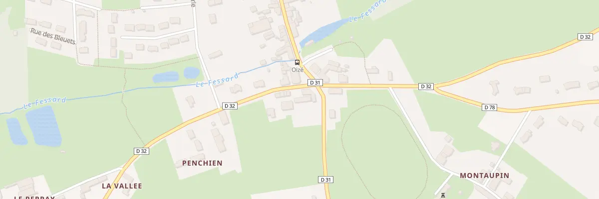 Plan du 1 Rte de la Fontaine St Martin à Oizé