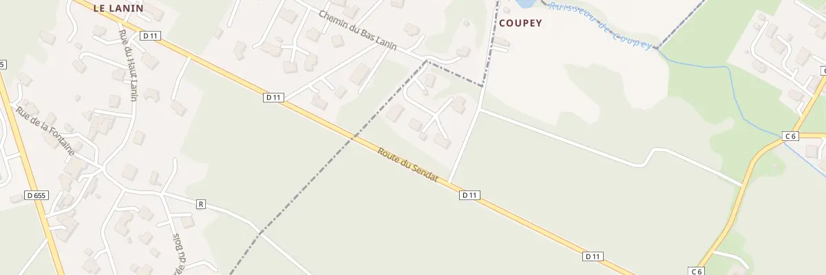 Plan du 4 All du Coupey à La Réunion
