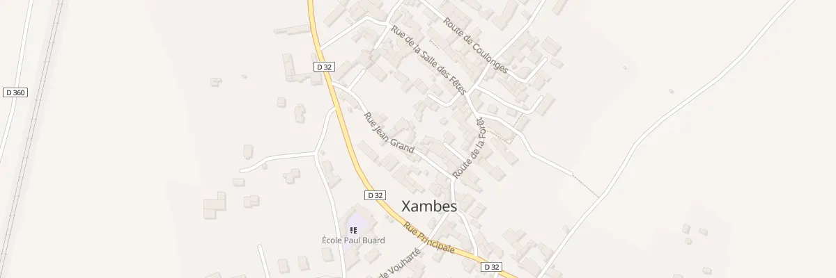 Plan du 5074 Le Bourg à Xambes