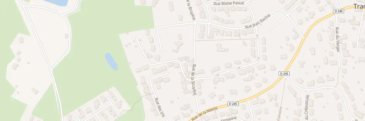 Plan du 5B Rue de la Bruyère à Trangé
