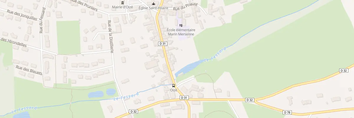 Plan du 25 Rue Principale à Oizé