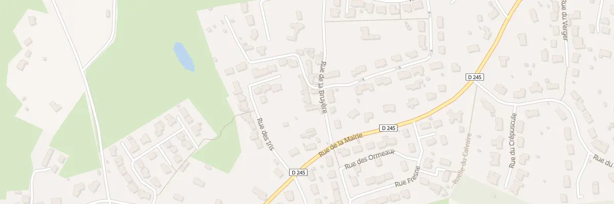 Plan du 3 Rue de la Bruyère à Trangé