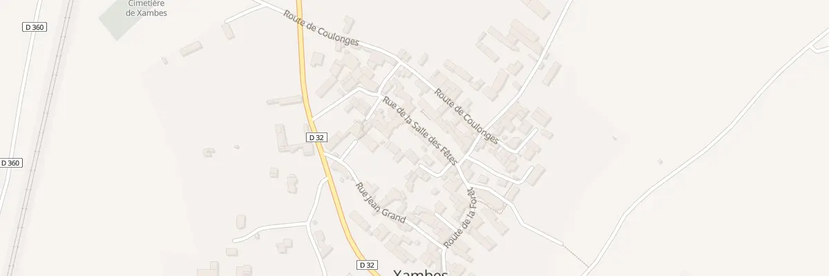 Plan du 5031 Le Bourg à Xambes