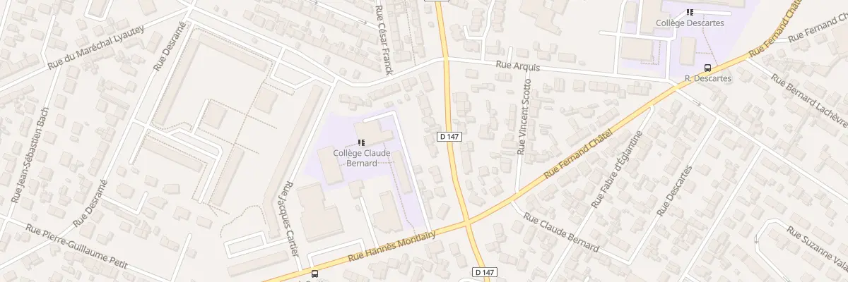 Plan du 293 Rue Irène Joliot-Curie au Havre