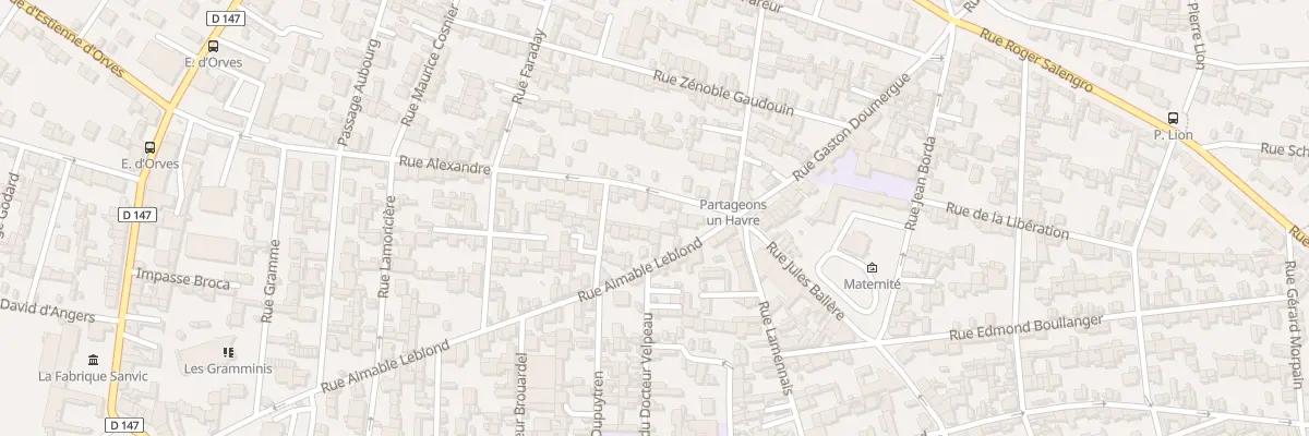 Plan du 68 Rue Alexandre au Havre