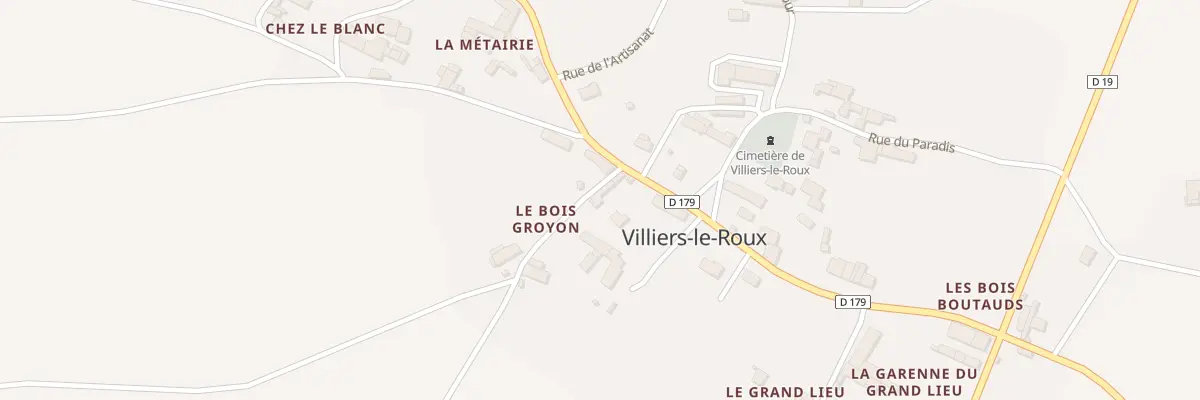 Plan du 1 Che du Maupas à Villiers-le-Roux