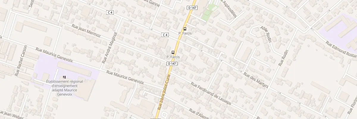 Plan du 196B Rue Irène Joliot-Curie au Havre