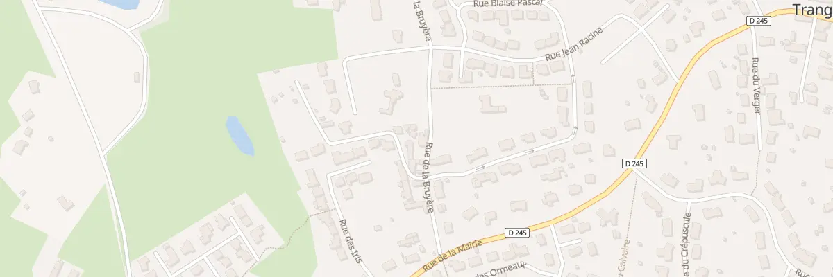 Plan du 9 Rue de la Bruyère à Trangé