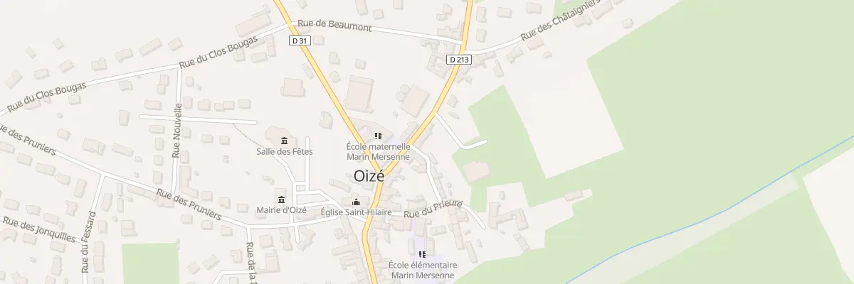 Plan du 6 Rte de Guécélard à Oizé