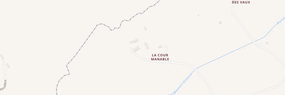 Plan du 5013 Cour Manable au Mesnil-Simon