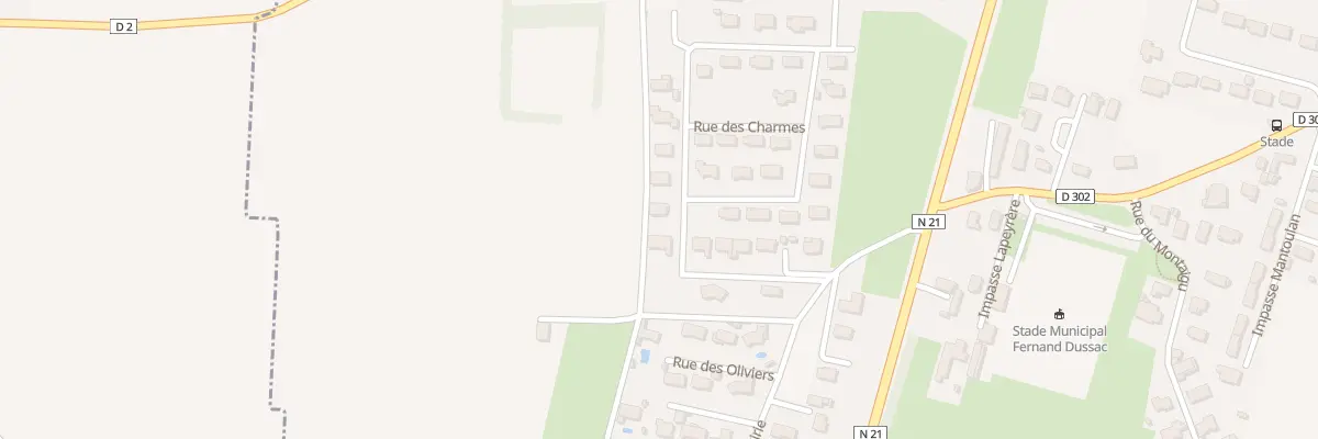 Plan du 22 Rue des Erables à Orleix