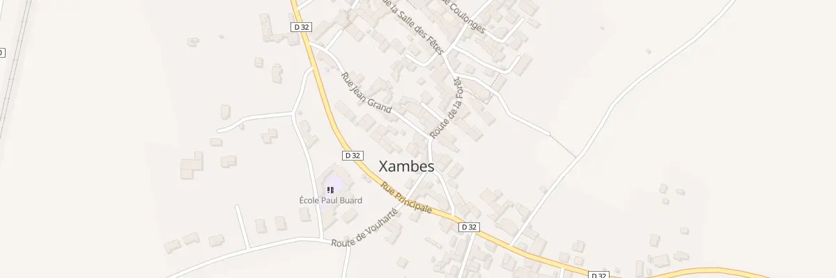 Plan du 5006 Le Bourg à Xambes