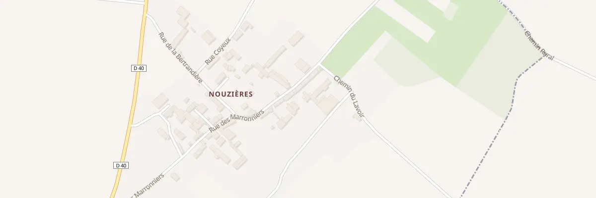 Plan du 15 Rue des Marronniers à Vouzailles