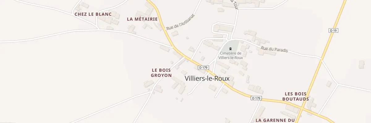 Plan du 5051 Le Bourg à Villiers-le-Roux
