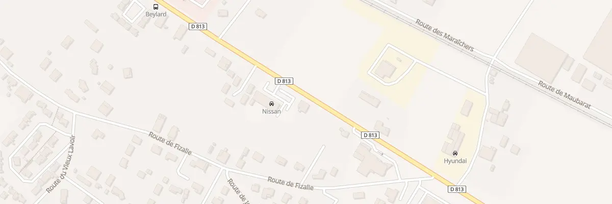 Plan du 564 Rte de Bordeaux à Sainte-Bazeille