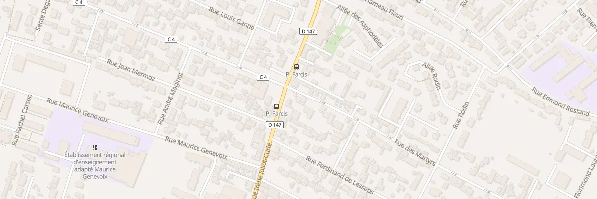 Plan du 4 Rue des Martyrs au Havre
