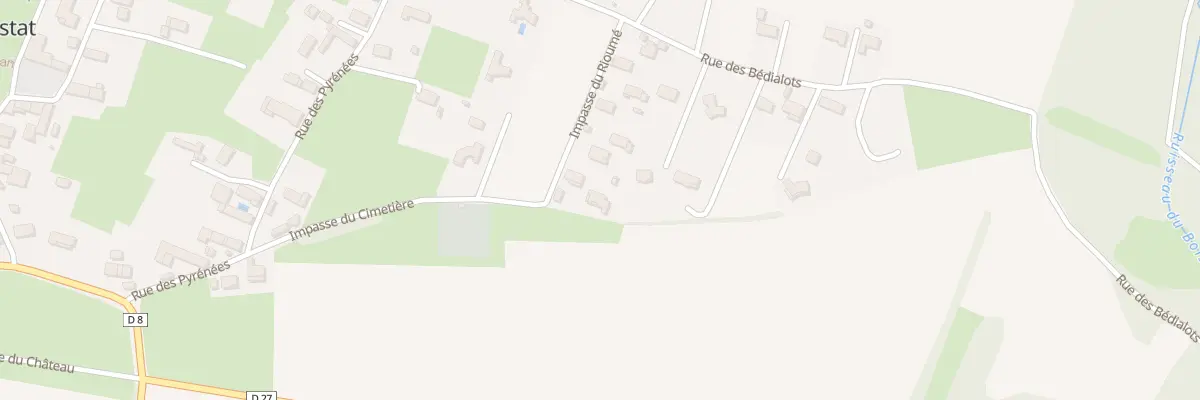 Plan du 2 Imp du Rioumé à Tostat