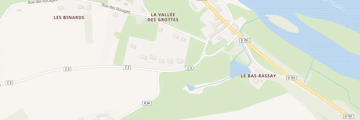Plan du 6 Vallee des Grottes à Saint-Germain-sur-Vienne