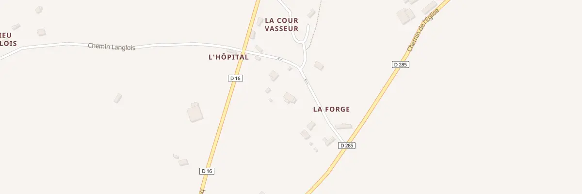 Plan du 4 La Forge à Drubec