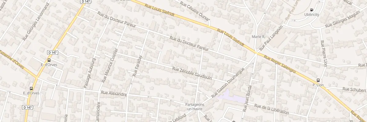 Plan du 37 Rue Zénoble Gaudouin au Havre