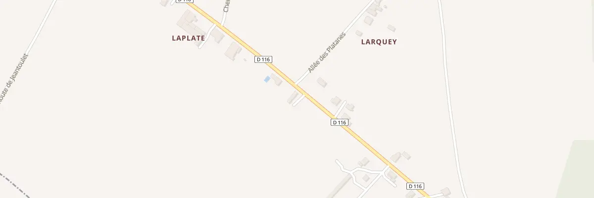 Plan du 189 Rte du Marais à Gaujac