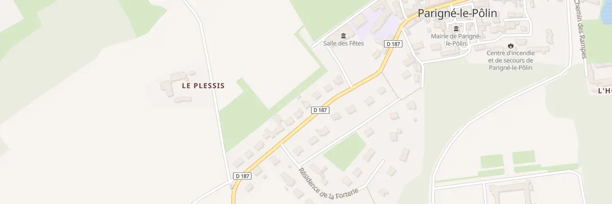 Plan du 4 Lot les Grands Bois à Parigné-le-Pôlin