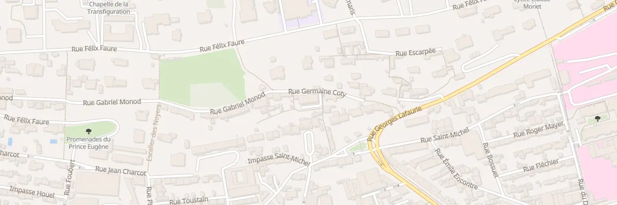 Plan du 21 Rue Germaine Coty au Havre