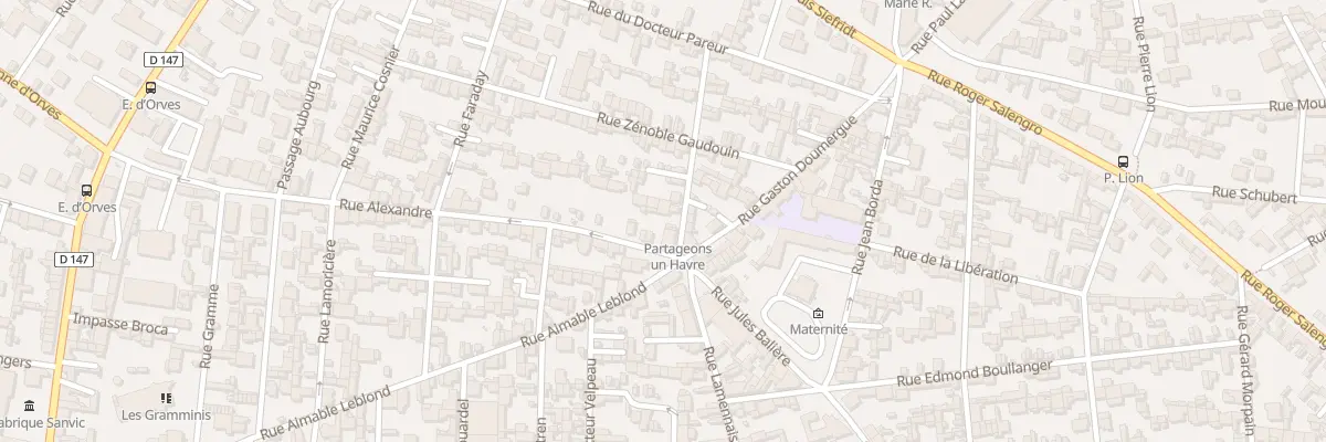 Plan du 77 Rue Alexandre au Havre