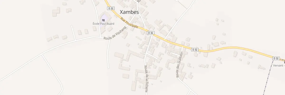 Plan du 6 Rte Fichere à Xambes