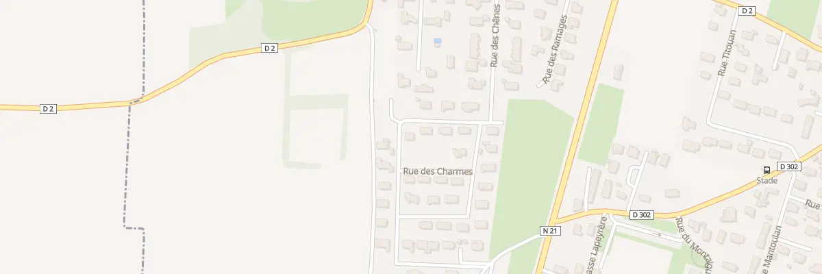 Plan du 7 Rue des Erables à Orleix