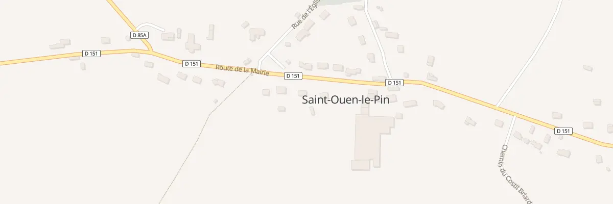 Plan du 865 Rte de la Mairie à Saint-Ouen-le-Pin