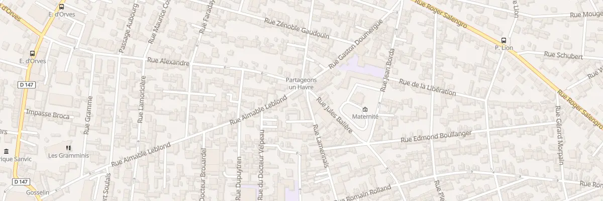 Plan du 33 Rue Lamennais au Havre