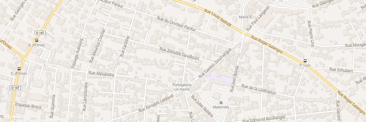 Plan du 11 Rue Henri Lioust au Havre