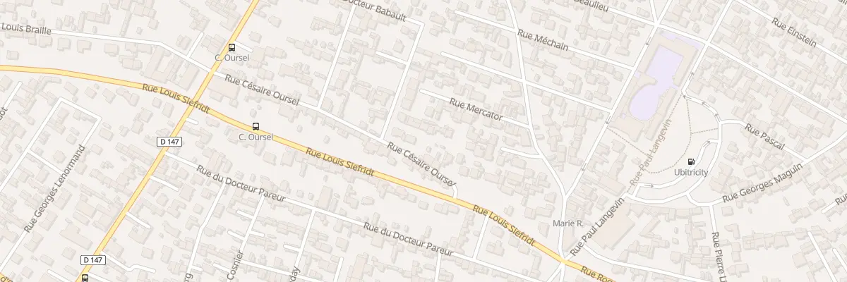 Plan du 39 Rue Césaire Oursel au Havre