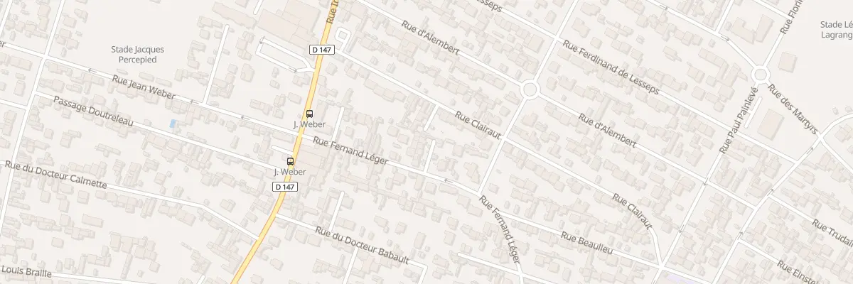 Plan du 33 Rue Fernand Léger au Havre
