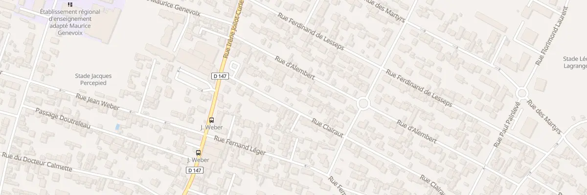 Plan du 21 Rue Clairaut au Havre