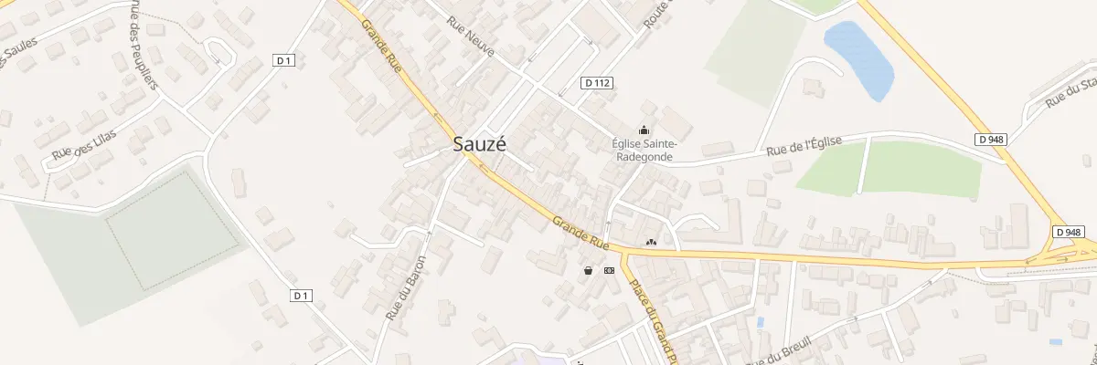 Plan du 59 Grande Rue à Sauzé-entre-Bois