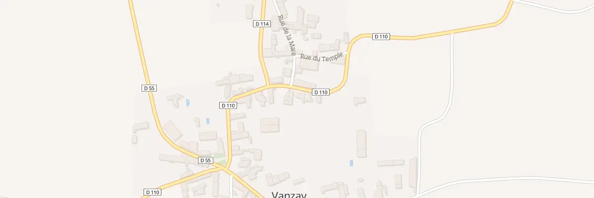 Plan du 12 Rue des Fontaines à Vanzay