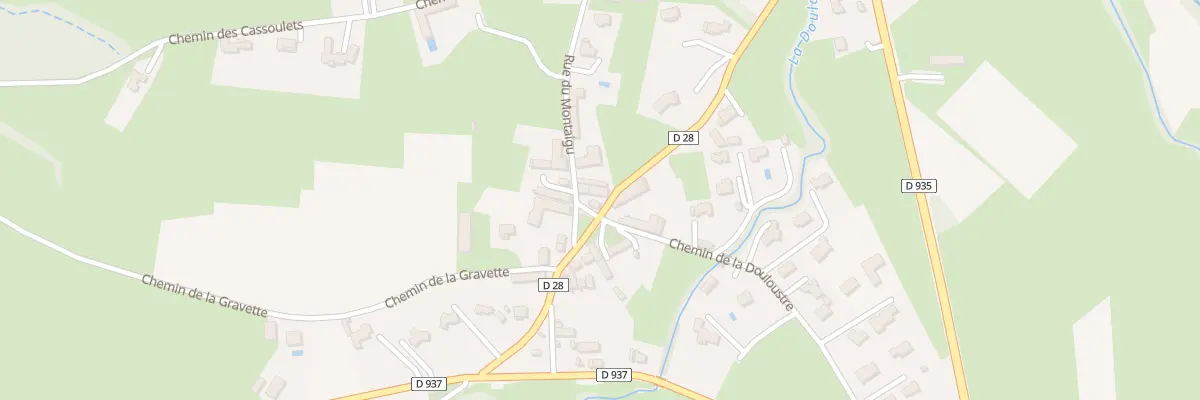 Plan du 61 Pl du Cap de la Vielle à Montgaillard